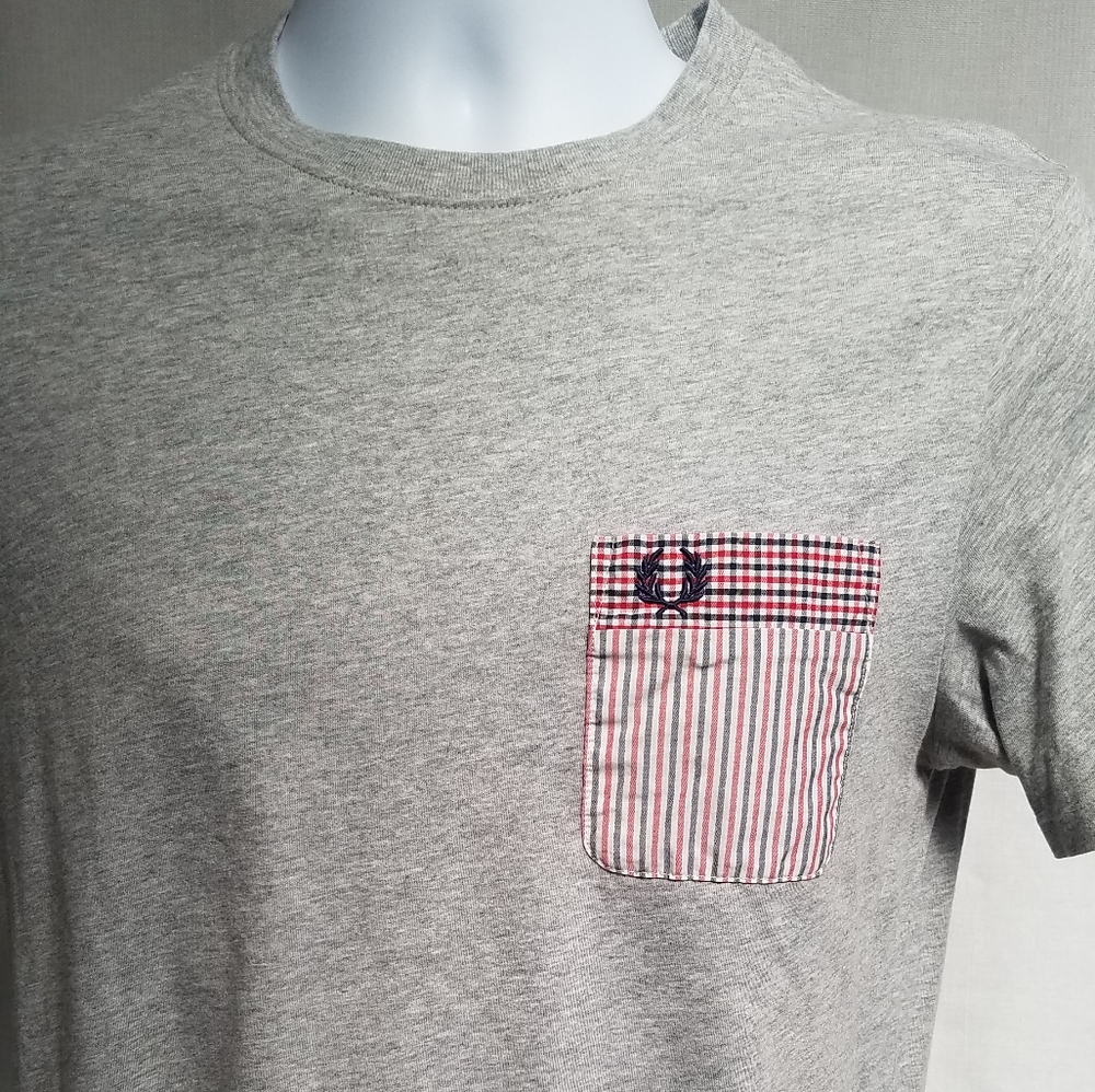 Men's "Fred Perry" Grey Tee-Shirt